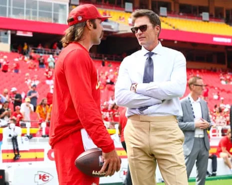 Tom Brady ignites social media outrage as being spotted in Raiders sideline box